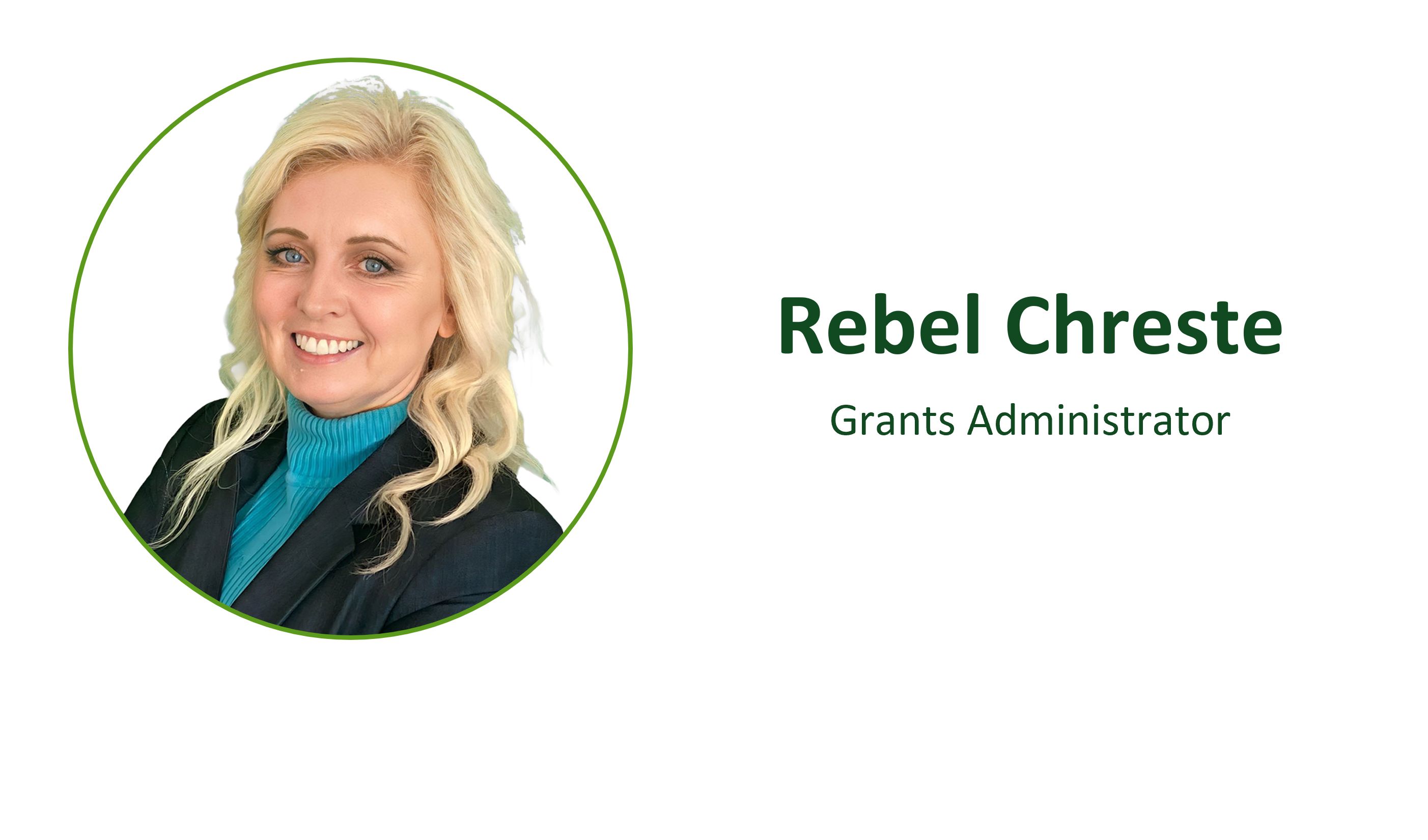 Rebel Chreste, administradora de subvenciones​​ 